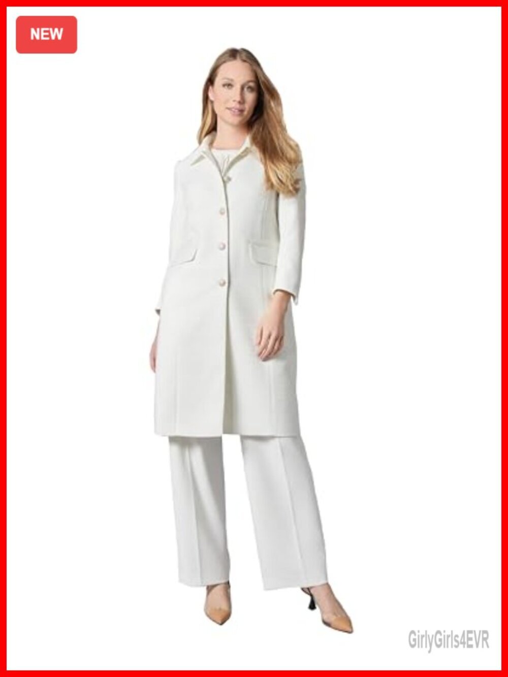 Tweed Peter Pan Collar Topper Blazer with Flap Pockets